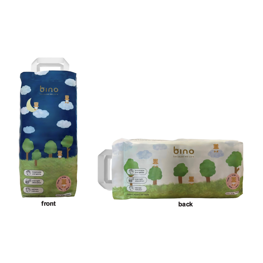 large premium pants diapers, 9 to 14 kg