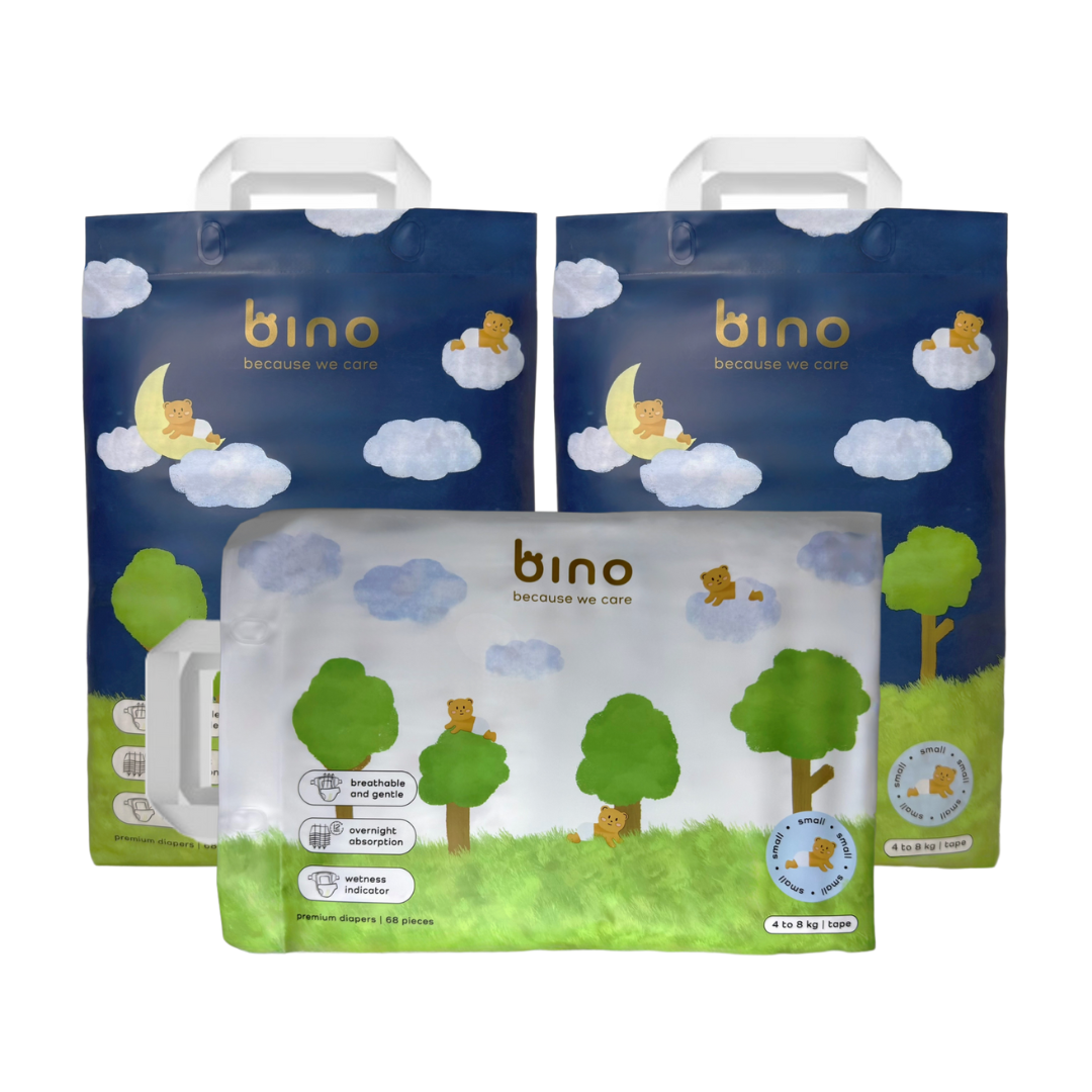 small premium tape diapers, 4 to 8 kg